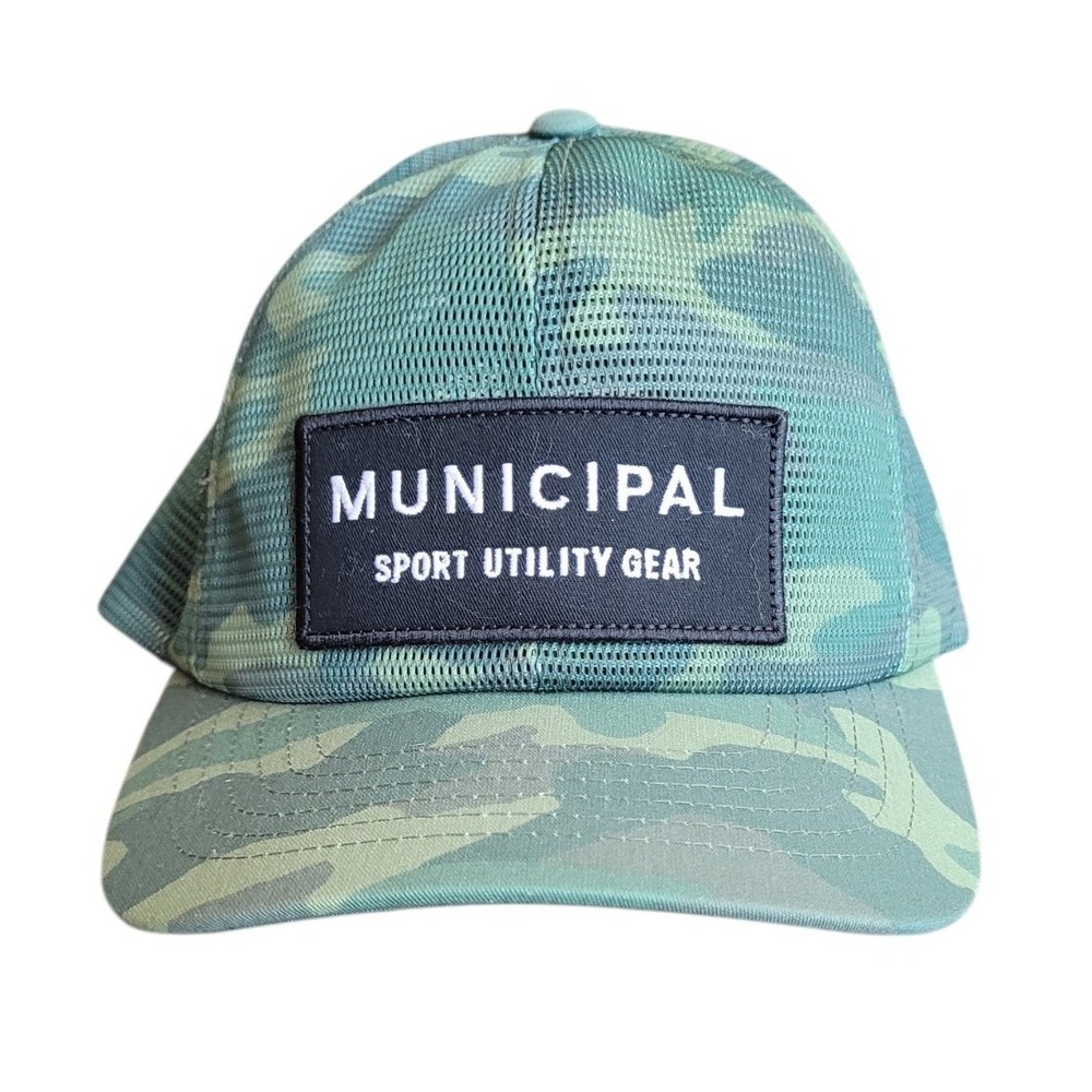 Municipal Sport Utility Gear Green Camo Snapback Baseball Cap OSFA